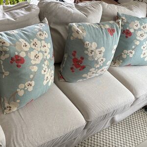 Custom Floral Throw Pillows